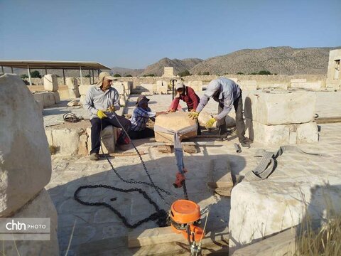 کارگاه های فعال تخصصی مرمت در پاسارگاد