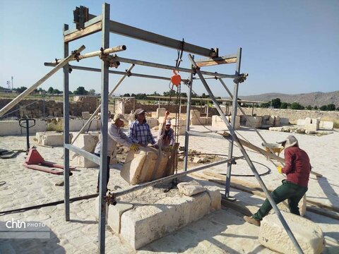 کارگاه های فعال تخصصی مرمت در پاسارگاد