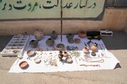 کشف‌وضبط بیش از ۱۰۰ قلم شیء تاریخی در نقده