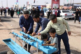 تأمین آب پایدار زائران در مرز چذابه با راه‌اندازی مخزن ۲ هزار مترمکعبی