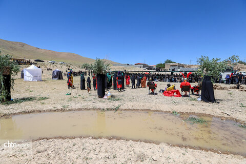 بازسازی واقعه عاشورا در روستای ساکی سفلی اراک