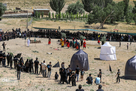 بازسازی واقعه عاشورا در روستای ساکی سفلی اراک