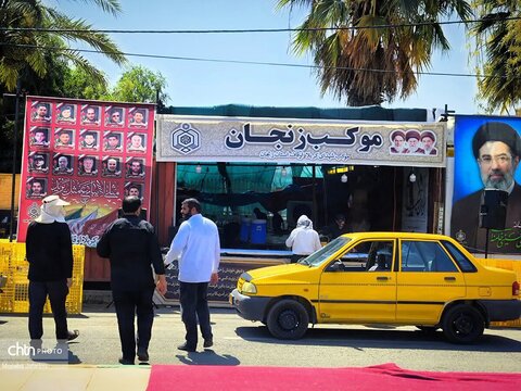 استقرار موکب شهدای کربلا در مرز خسروی