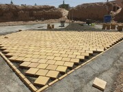عملیات آجرفرش ارگ تاریخی علاء سمنان انجام شد