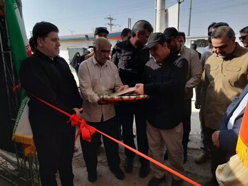 افتتاح نمایشگاه صنایع‌دستی و سوغات در پایانه شهید رئیسی (برکت) مهران همزمان با اربعین حسینی