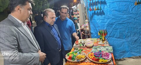 بازدید مقامات ارشد از ۳۳ غرفه صنایع‌دستی در پارک ولایت یاسوج