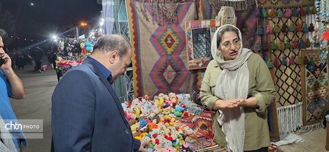 بازدید مقامات ارشد از ۳۳ غرفه صنایع‌دستی در پارک ولایت یاسوج