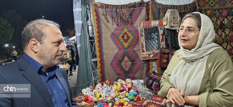 بازدید مقامات ارشد از ۳۳ غرفه صنایع‌دستی در پارک ولایت یاسوج