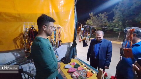 بازدید مقامات ارشد از ۳۳ غرفه صنایع‌دستی در پارک ولایت یاسوج