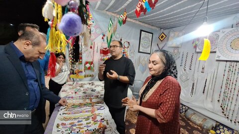 بازدید مقامات ارشد از ۳۳ غرفه صنایع‌دستی در پارک ولایت یاسوج