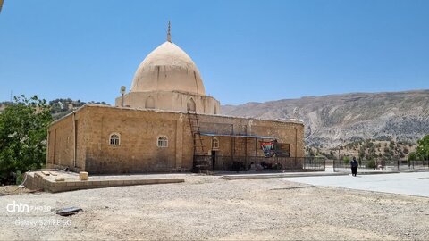 گزارش تصویری |بازدید میدانی مدیرکل میراث فرهنگی از طرح‌های ساماندهی امامزاده علی(ع)
