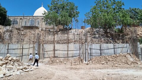 گزارش تصویری |بازدید میدانی مدیرکل میراث فرهنگی از طرح‌های ساماندهی امامزاده علی(ع)