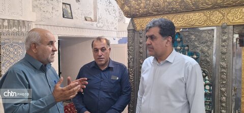 گزارش تصویری |بازدید میدانی مدیرکل میراث فرهنگی از طرح‌های ساماندهی امامزاده علی(ع)
