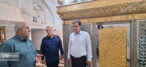 گزارش تصویری |بازدید میدانی مدیرکل میراث فرهنگی از طرح‌های ساماندهی امامزاده علی(ع)