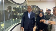 شگفتی‌های شهر سوخته پیش روی معاون رئیس‌جمهوری/ از چشم مصنوعی تا جام انیمیشن