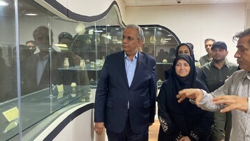 شگفتی‌های شهر سوخته پیش روی معاون رئیس‌جمهوری/ از چشم مصنوعی تا جام انیمیشن