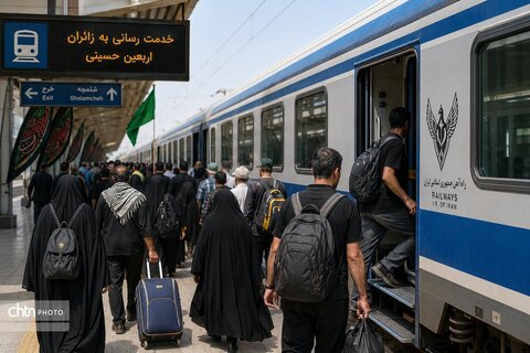 جابه‌جایی بیش از ۱۵۶ هزار زائر اربعین با ناوگان ریلی جنوب/ ۳۲۲ رام قطار در مسیرهای منتهی به شلمچه به حرکت درآمد