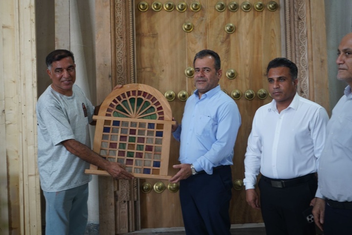 افتتاح کارگاه صنایع دستی گره چینی