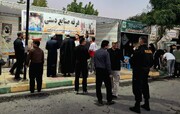 غرفه‌های صنایع‌دستی همزمان با اربعین حسینی در کامیاران برپا شد
