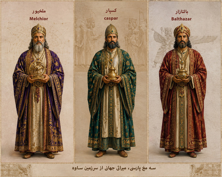سه مُغ پارسی؛ سفیران خرد ایرانی و میراثی ماندگار در حافظه تمدن جهان