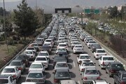 ترافیک سنگین درمحورهای منتهی به تهران و کرج/ تردد در جاده‌های شمالی و محورهای مرزی روان است