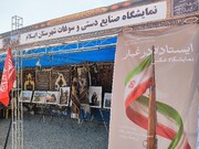 بازدید سخنگوی دولت از نمایشگاه صنایع دستی ایلام در مسیر زائران اربعین