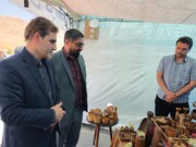 بازدید سرپرست میراث فرهنگی کرمانشاه از نمایشگاه صنایع‌دستی اربعین