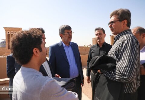نگاهی به اصالت و شکوه؛ بازدید استاندار یزد از عمارتهای تاریخی «باران» و «حسینیان»
