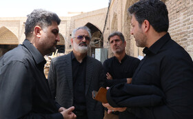 بازدید مدیرکل دفتر امور شهری استانداری قم  از طرح سامان‌دهی سرای ملا حسین