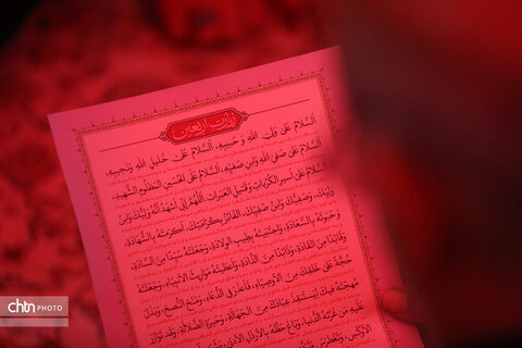 عزاداران اربعینی حسینی(ع) در حرم مطهر بانوی کرامت(س) قم