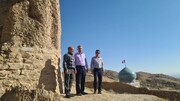 بازدید میدانی فرمانده یگان حفاظت میراث‌فرهنگی خراسان جنوبی از آثار تاریخی شهرستان درمیان