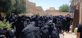 مراسم آئینی جاماندگان اربعین و عزاداری پیاده ورامینی ها