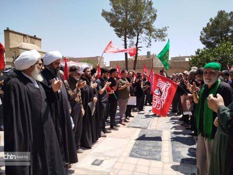برگزاری مراسم آئینی جاماندگان اربعین و عزاداری پیاده ورامینی ها