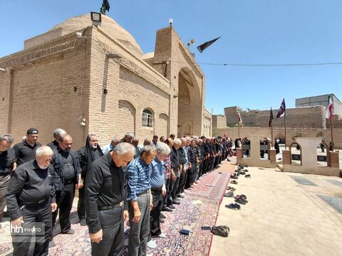 برگزاری مراسم آئینی جاماندگان اربعین و عزاداری پیاده ورامینی ها