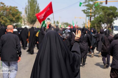مراسم جاماندگان اربعین در اردبیل