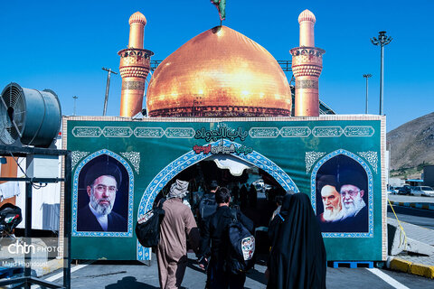 بازگشت زائران اربعین حسینی از مرز تمرچین