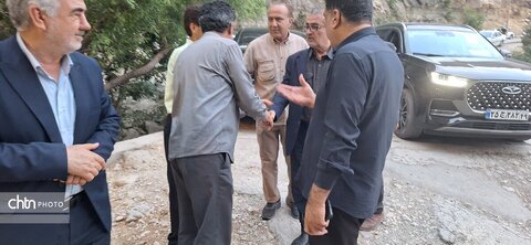 گزارش تصویری | بازدید میدانی استاندار از ظرفیت‌های گردشگری آبشار تنگ تامرادی