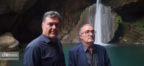 گزارش تصویری | بازدید میدانی استاندار از ظرفیت‌های گردشگری آبشار تنگ تامرادی