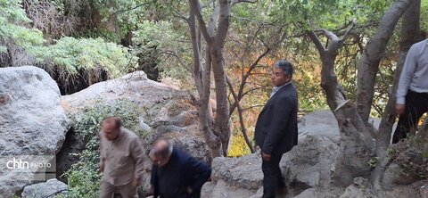 گزارش تصویری | بازدید میدانی استاندار از ظرفیت‌های گردشگری آبشار تنگ تامرادی