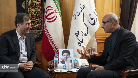 دیدار فرمانده یگان حفاظت میراث‌فرهنگی کشور با استاندار کرمانشاه