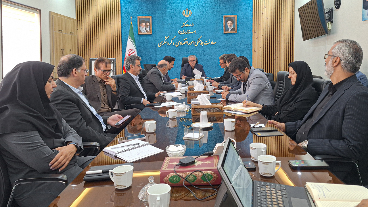 نخستین جلسه شورای سیاستگذاری نمایشگاه ملی گردشگری یزد برگزار شد