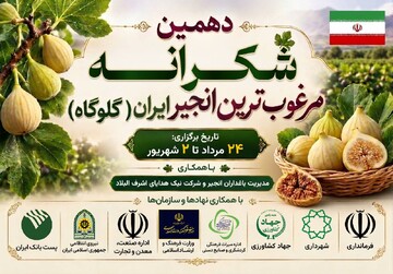 دهمین جشنواره شکرانه انجیر گلوگاه برگزار می‌شود