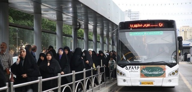 اتوبوس‌های منتهی به حرم مطهر رضوی در ۲۱ و ۲۲ مرداد رایگان است
