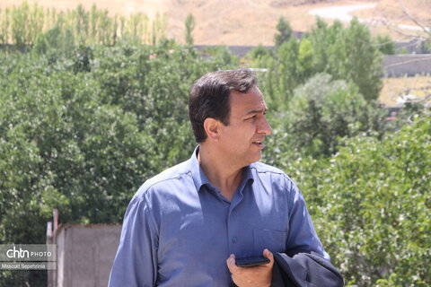 بازدید مدیرکل میراث فرهنگی آذربایجان شذقی از خانه پدری استاد شهریار در بستان آباد