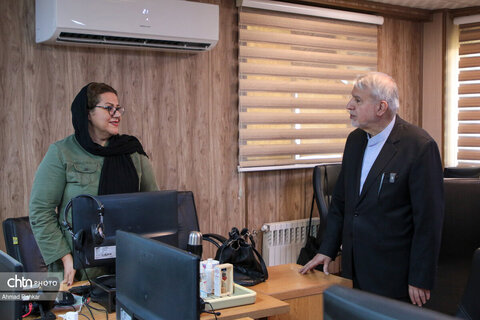 بازدید وزیر میراث فرهنگی از رسانه‌ها به مناسبت روز خبرنگار