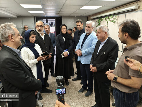 بازدید وزیر میراث فرهنگی از رسانه‌ها به مناسبت روز خبرنگار