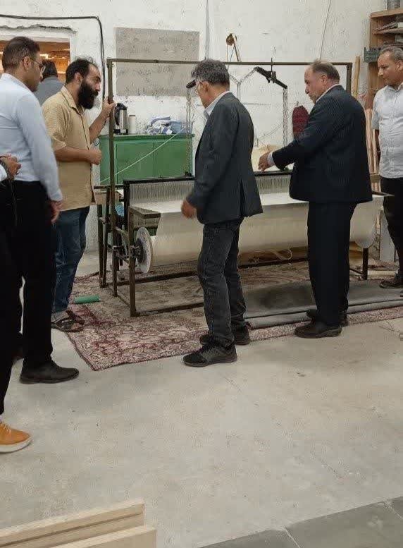 بررسی ظرفیت‌های کرباس‌بافی بشرویه توسط ارزیاب وزارت میراث‌فرهنگی جهت ثبت جهانی