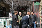 بازدید قائم‌مقام وزیر کشور از محورهای مواصلاتی و مواکب خدمت‌رسانی به زائران در مشهد