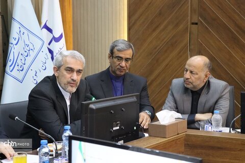 نشست تخصصی  مشترک سرمایه‌گذاران گردشگری و صنایع دستی خراسان رضویبا حضور وزرای میراث فرهنگی، گردشگری و صنایع دستی، امور خارجه، اقتصاد و دارایی و استاندار خراسان رضوی در مشهد