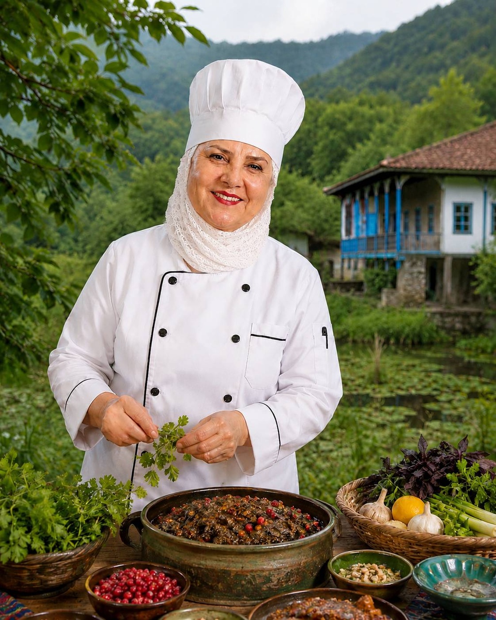 فرشته رهبر از گیلان مدال طلای مسابقات آشپزی ارمنستان را کسب کرد